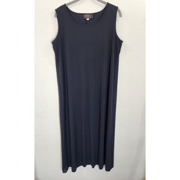Nouriel Dresses & Skirts - Nouriel New York Vintage Maxi Dress Black Sleeveless Tank Shift Made in USA OSFA